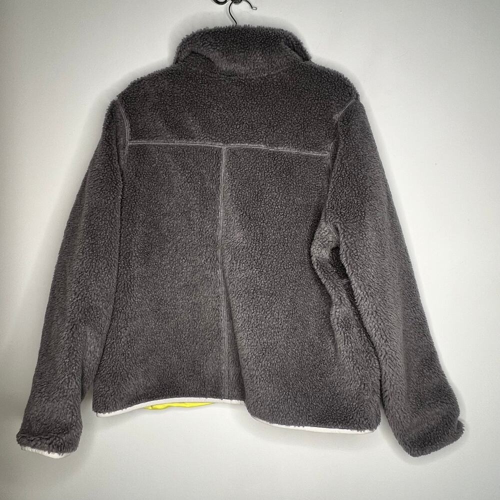 L.L. Bean Sherpa Fleece Snap Button Jacket Size XL - Picture 4 of 8